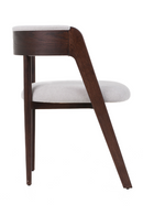 Rounded-Back Walnut Dining Chairs (2) | OROA Modern Vegas | Oroatrade.com
