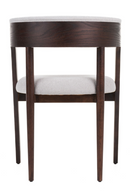 Rounded-Back Walnut Dining Chairs (2) | OROA Modern Vegas | Oroatrade.com