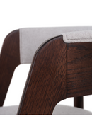 Rounded-Back Walnut Dining Chairs (2) | OROA Modern Vegas | Oroatrade.com