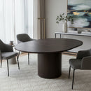 Brown Oak Extendable Dining Table | OROA Modern Miami