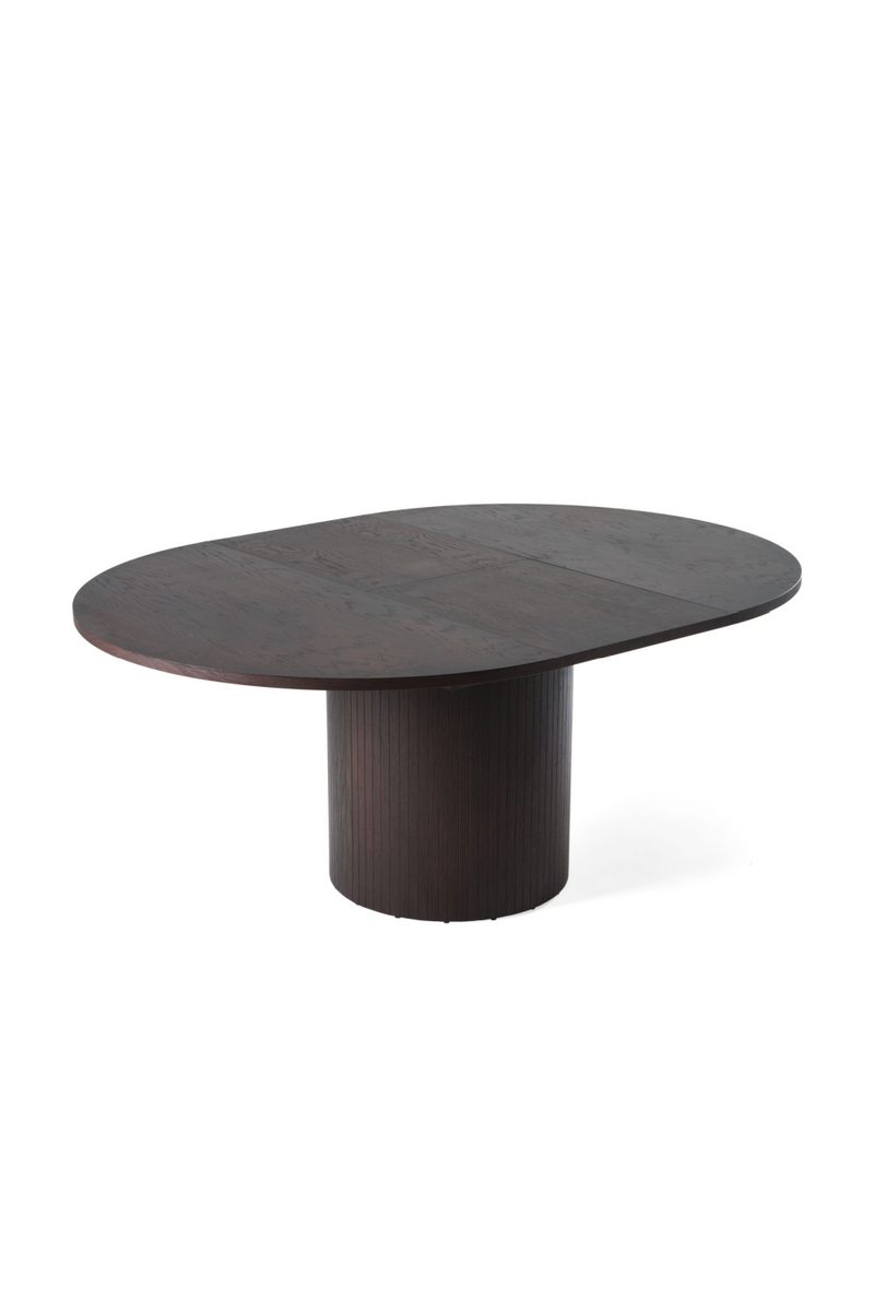 Brown Oak Extendable Dining Table | OROA Modern Miami | Oroatrade.com
