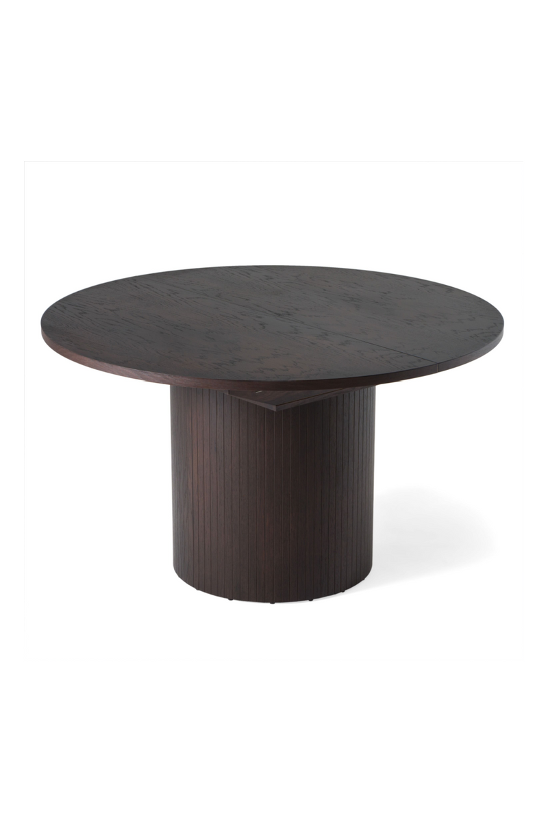 Brown Oak Extendable Dining Table | OROA Modern Miami | Oroatrade.com