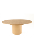 Round Oak Extendable Dining Table | OROA Modern Miami | Oroatrade.com