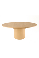 Round Oak Extendable Dining Table | OROA Modern Miami | Oroatrade.com