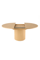 Round Oak Extendable Dining Table | OROA Modern Miami | Oroatrade.com