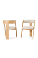 Wood Framed Curve Dining Chairs (2) | OROA Modern Washington | Oroatrade.com