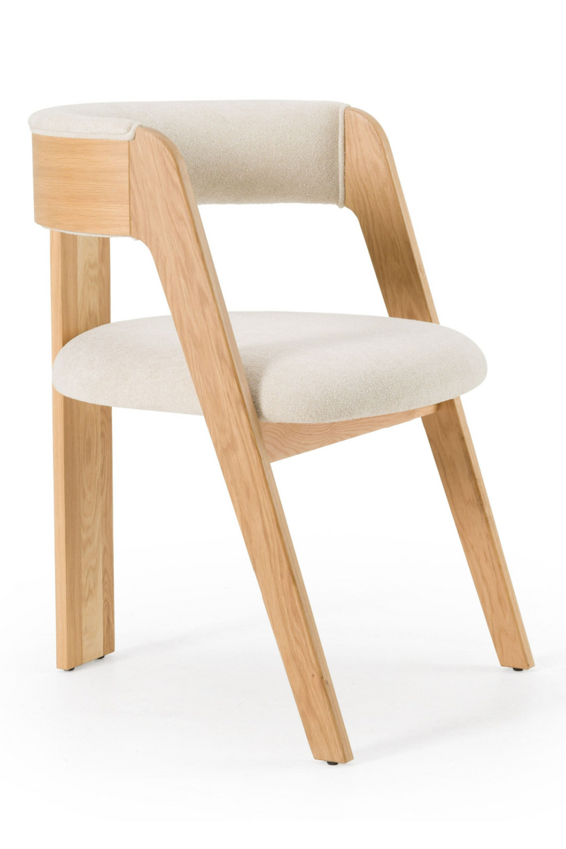Wood Framed Curve Dining Chairs (2) | OROA Modern Washington | Oroatrade.com