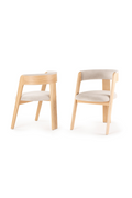 Wood Framed Curve Dining Chairs (2) | OROA Modern Washington | Oroatrade.com