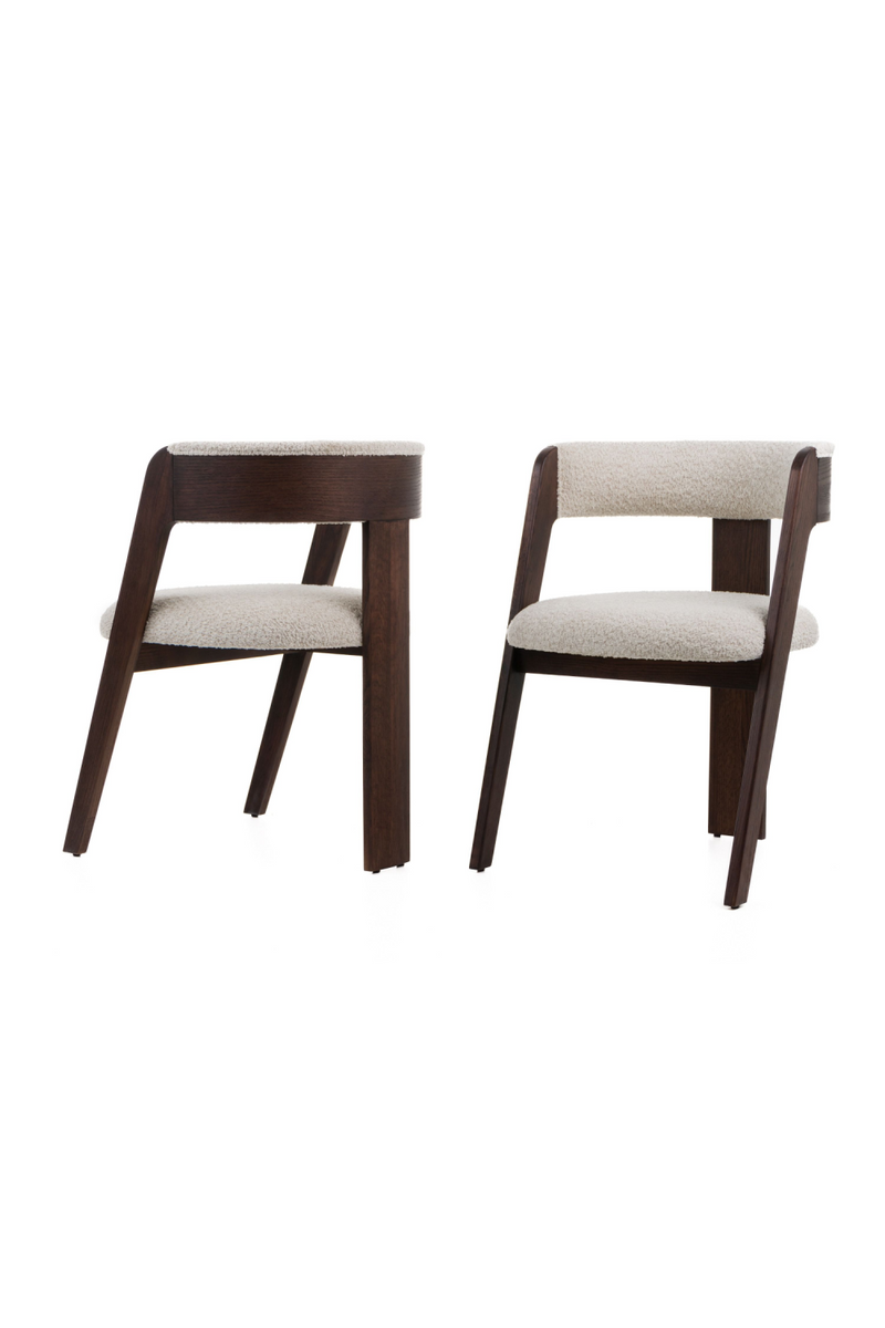 Wood Framed Curve Dining Chairs (2) | OROA Modern Washington | Oroatrade.com