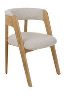 Rounded-Back Walnut Dining Chairs (2) | OROA Modern Vegas | Oroatrade.com