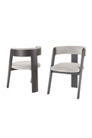 Wood Framed Curve Dining Chairs (2) | OROA Modern Washington | Oroatrade.com