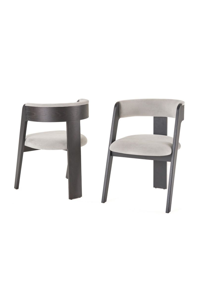 Wood Framed Curve Dining Chairs (2) | OROA Modern Washington | Oroatrade.com