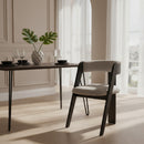 Wood Framed Curve Dining Chairs (2) | OROA Modern Washington