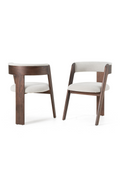 Wood Framed Curve Dining Chairs (2) | OROA Modern Washington | Oroatrade.com