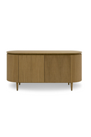 Oak 4-Door Oval Sideboard | OROA Modern Miami