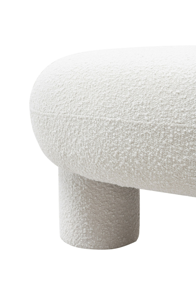 White Upholstered Bench | Modern Gaynes | Oroatrade.com