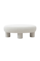 White Upholstered Bench | Modern Gaynes | Oroatrade.com