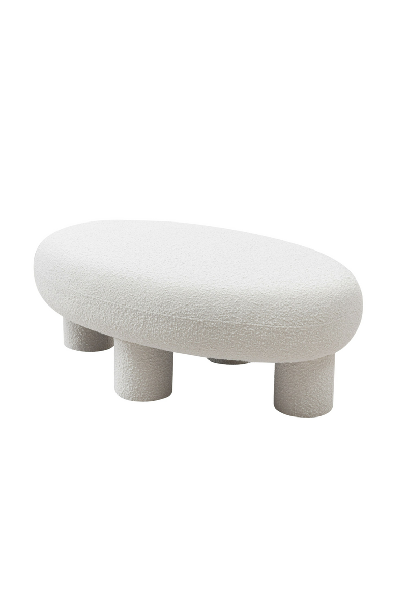 White Upholstered Bench | Modern Gaynes | Oroatrade.com