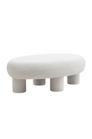 White Upholstered Bench | Modern Gaynes | Oroatrade.com