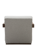 Oak-Framed Beige Accent Chair | OROA Modern Marchland | Oroatrade.com