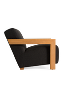 Oak-Framed Upholstered Lounge Chair | OROA Modern Rosen | Oroatrade.com
