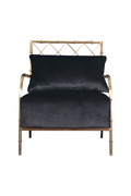 Velvet Padded Accent Chair | OROA Modern Ignacio | Oroatrade.com