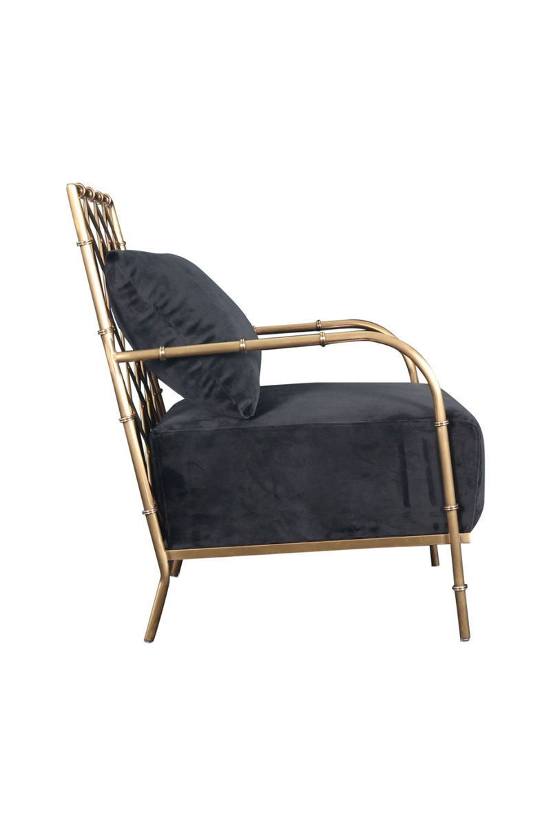 Velvet Padded Accent Chair | OROA Modern Ignacio | Oroatrade.com