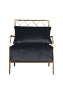 Velvet Padded Accent Chair | OROA Modern Ignacio