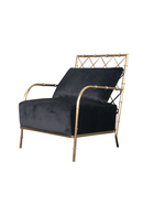 Velvet Padded Accent Chair | OROA Modern Ignacio | Oroatrade.com