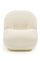 White Sherpa Accent Chair | OROA Modern Crestone | Oroatrade.com