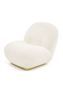 White Sherpa Accent Chair | OROA Modern Crestone | Oroatrade.com