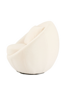 White Round Swivel Accent Chair | OROA Modern Gypsum | Oroatrade.com
