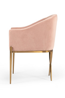 Pink Velvet Accent Chair | OROA Modern Mancos | Oroatrade.com
