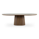 Hospitality furniture - Oval White Ceramic Dining Table - www.oroatrade.com