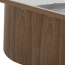 Hospitality furniture - Oval White Ceramic Dining Table - www.oroatrade.com