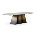 Hospitality furniture - Brushed Bronze Dining Table - www.oroatrade.com