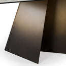 Hospitality furniture - Brushed Bronze Dining Table - www.oroatrade.com
