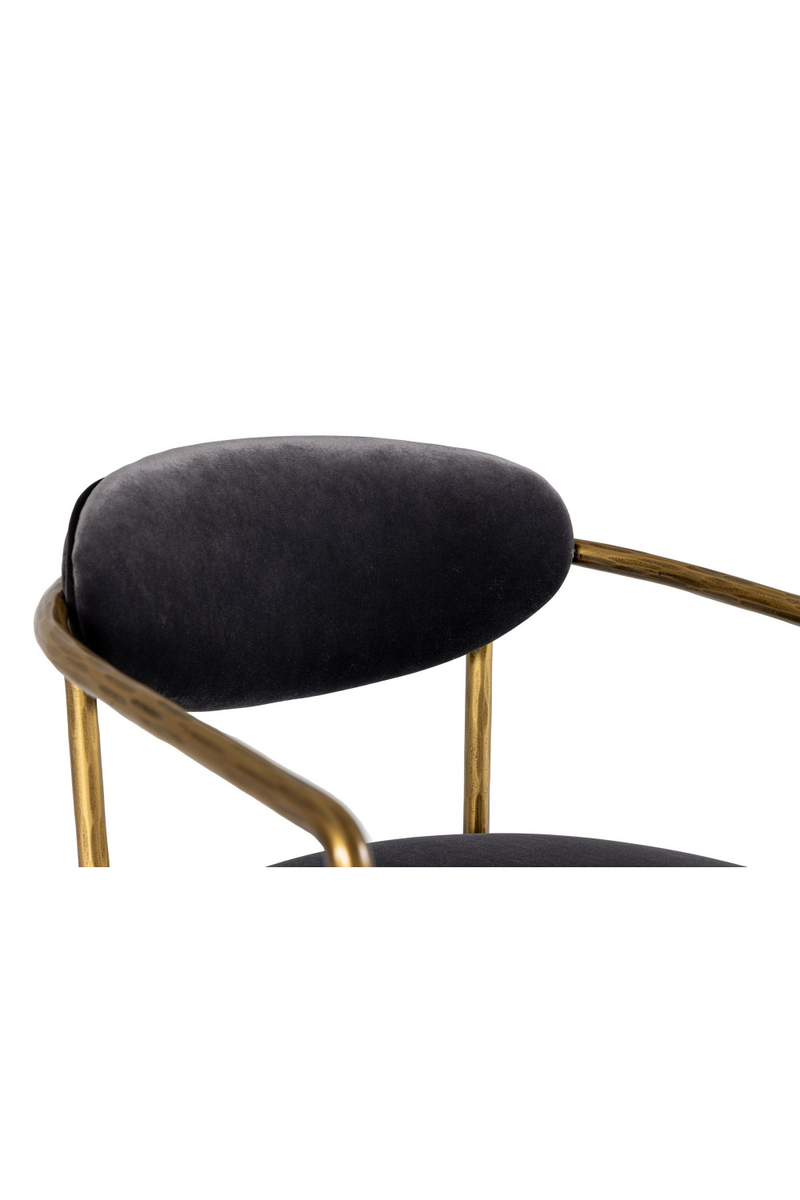 Gray Velvet Counter Chair | OROA Modern Baird | Oroatrade.com
