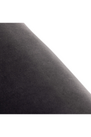 Brass-Framed Gray Velvet Dining Chair | OROA Modern Baird | Oroatrade.com