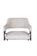 Forged Metal White Accent Chair | OROA Modern Ector | Oroatrade.com