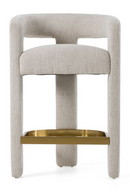 Beige Curved Counter Chair | OROA Modern Adam | Oroatrade.com