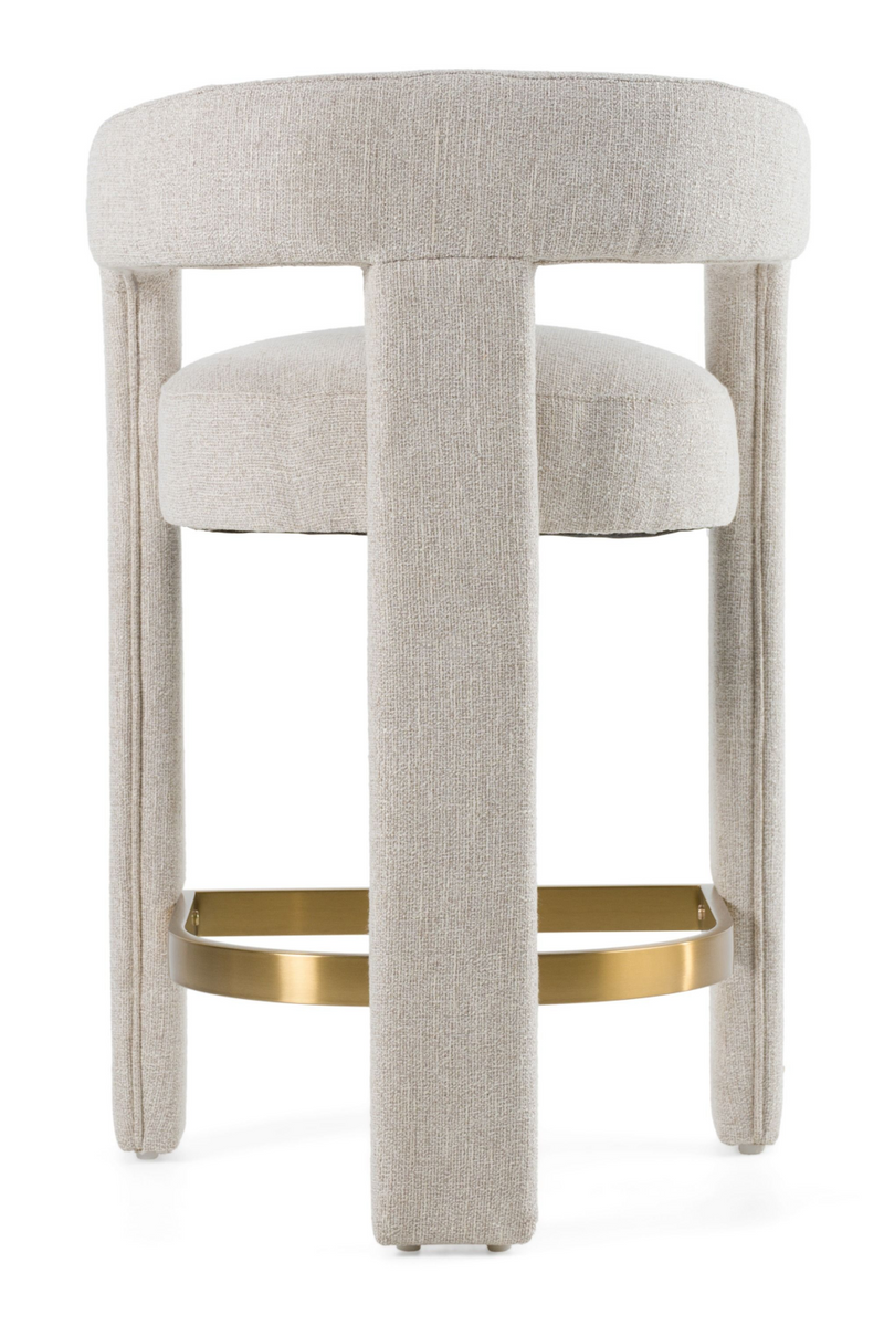 Beige Curved Counter Chair | OROA Modern Adam | Oroatrade.com