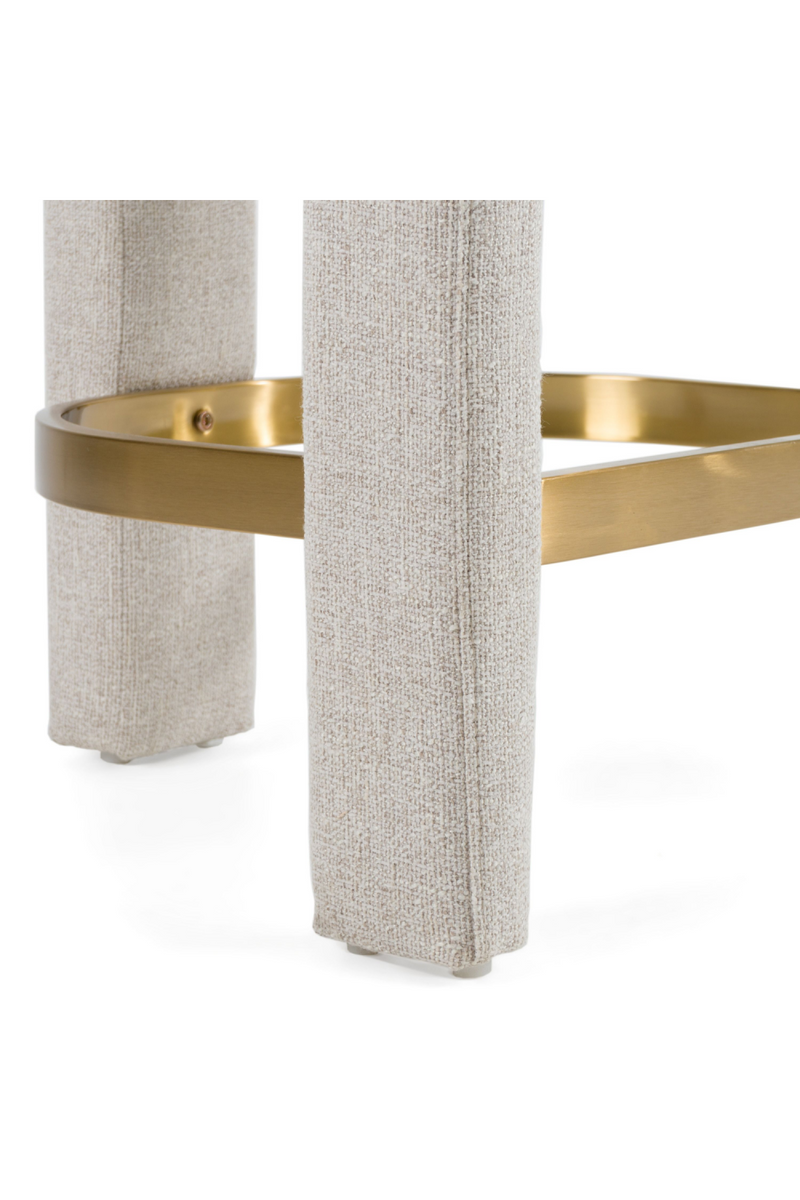 Beige Curved Counter Chair | OROA Modern Adam | Oroatrade.com