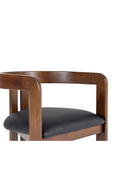 Black Vegan Leather Counter Chair | OROA Modern Belton | Oroatrade.com