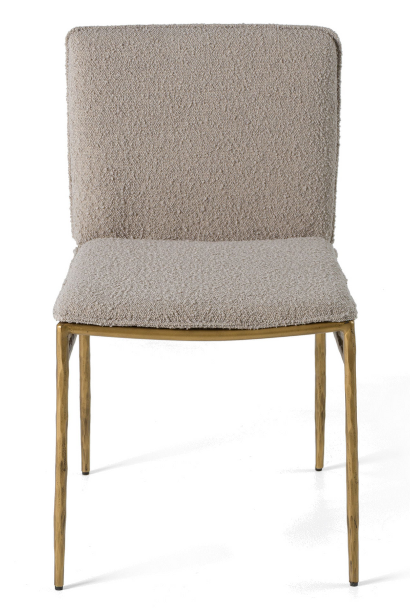 Brass-Framed Padded Dining Chair | OROA Modern Atlanta | Oroatrade.com