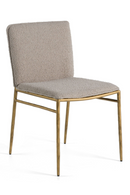 Brass-Framed Padded Dining Chair | OROA Modern Atlanta | Oroatrade.com