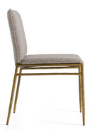 Brass-Framed Padded Dining Chair | OROA Modern Atlanta | Oroatrade.com