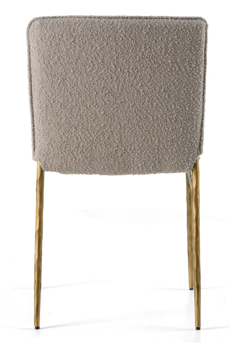 Brass-Framed Padded Dining Chair | OROA Modern Atlanta | Oroatrade.com
