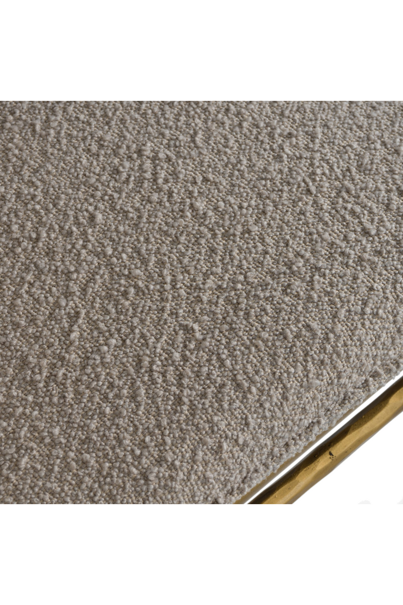 Brass-Framed Padded Dining Chair | OROA Modern Atlanta | Oroatrade.com