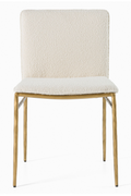 Brass-Framed Padded Dining Chair | OROA Modern Atlanta | Oroatrade.com